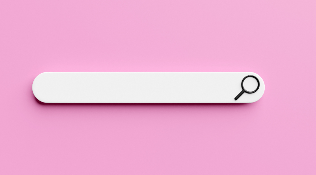 Google ads search bar