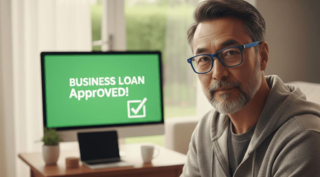 Business loan approved