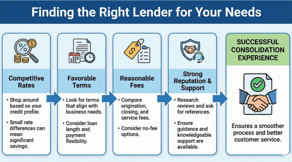 Finding the right lender for your needs