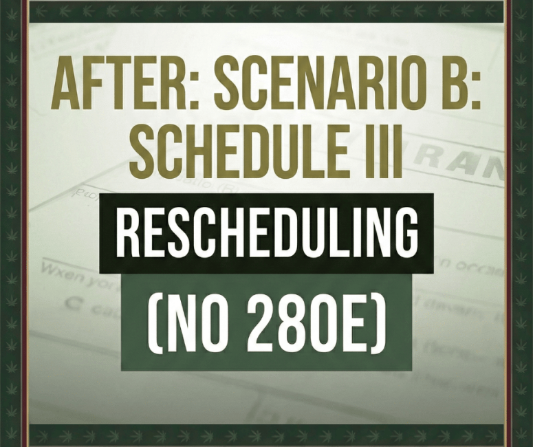 Schedule III Rescheduling After 280E