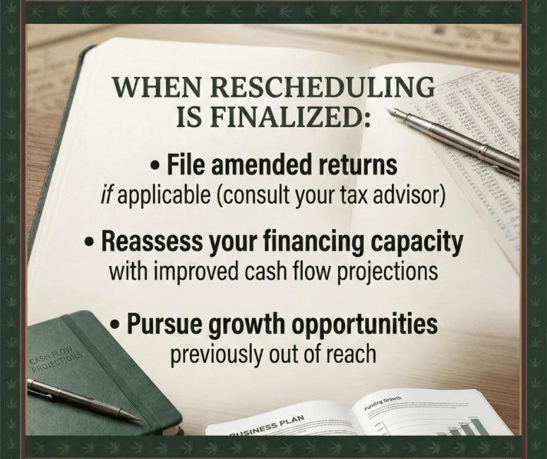 Schedule III Rescheduling When rescheduling is finalized