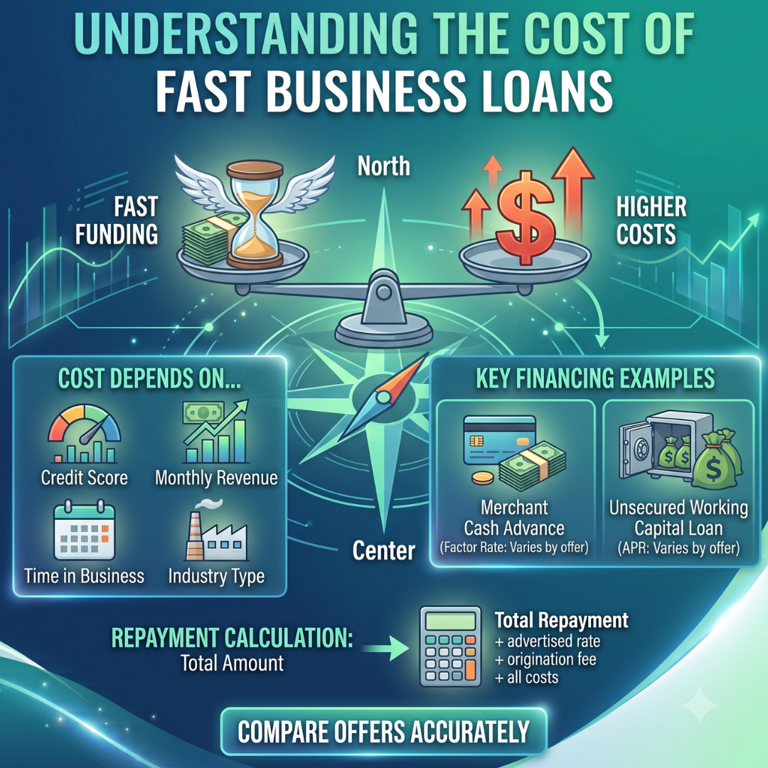24 Hour Business loans the cost of fast business loans