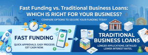 Fast Funding Vs Traditional Business loans Header