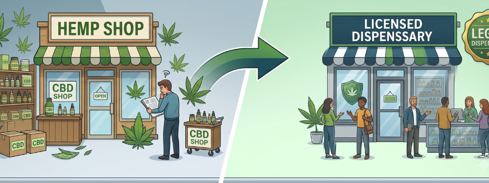 Hemp to Licensed Dispensary Header