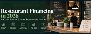 Restaurant Financing Good Food, Brighter Futures Header