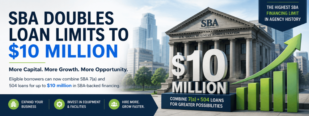 SBA doubles loan limits to 10 million